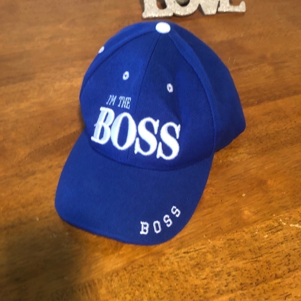 ‘I’m the Boss’ baseball hat, blue